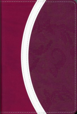 NIV Thinline Bible, Compact, Italian Duo-Tone, Razzleberry/Plum