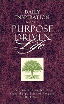 Daily Inspiration for the Purpose Driven Life]Hardcover gold edg